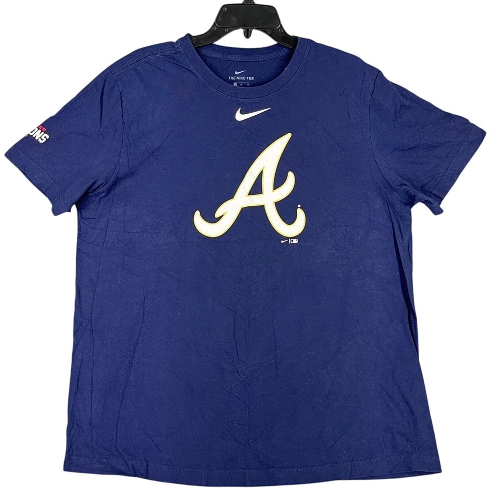 Atlanta Braves World Series Champions 2021 Nike Shirt Mens XL MLB Baseball‎